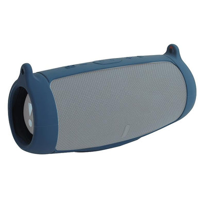Capa protetora portátil de silicone para caixa de som JBL Charge 5, com alça de ombro e mosquetão