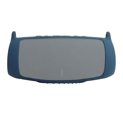 Capa protetora portátil de silicone para caixa de som JBL Charge 5, com alça de ombro e mosquetão