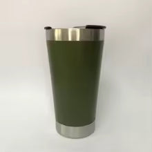 Copo Térmico 473ml Com Tampa E Abridor Inox Quente Gelado Manter Temperatura Por Horas