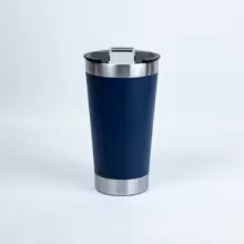 Copo Térmico 473ml Com Tampa E Abridor Inox Quente Gelado Manter Temperatura Por Horas